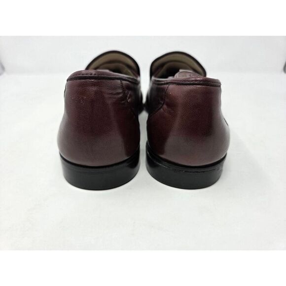 BALLY MADE IN SWITZERLAND MEN’S BROWN LEATHER BARNES DRESS LOAFERS US SIZE 12 M